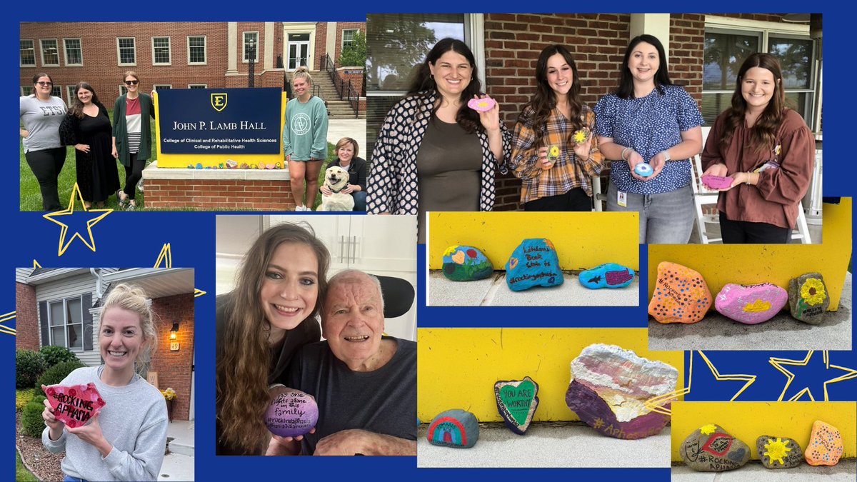 June is Aphasia Awareness month! Persons with Aphasia, family members, friends, and @ETSUCCRHS ASLP faculty and students participated in the #rockingaphasia Awareness Campaign.