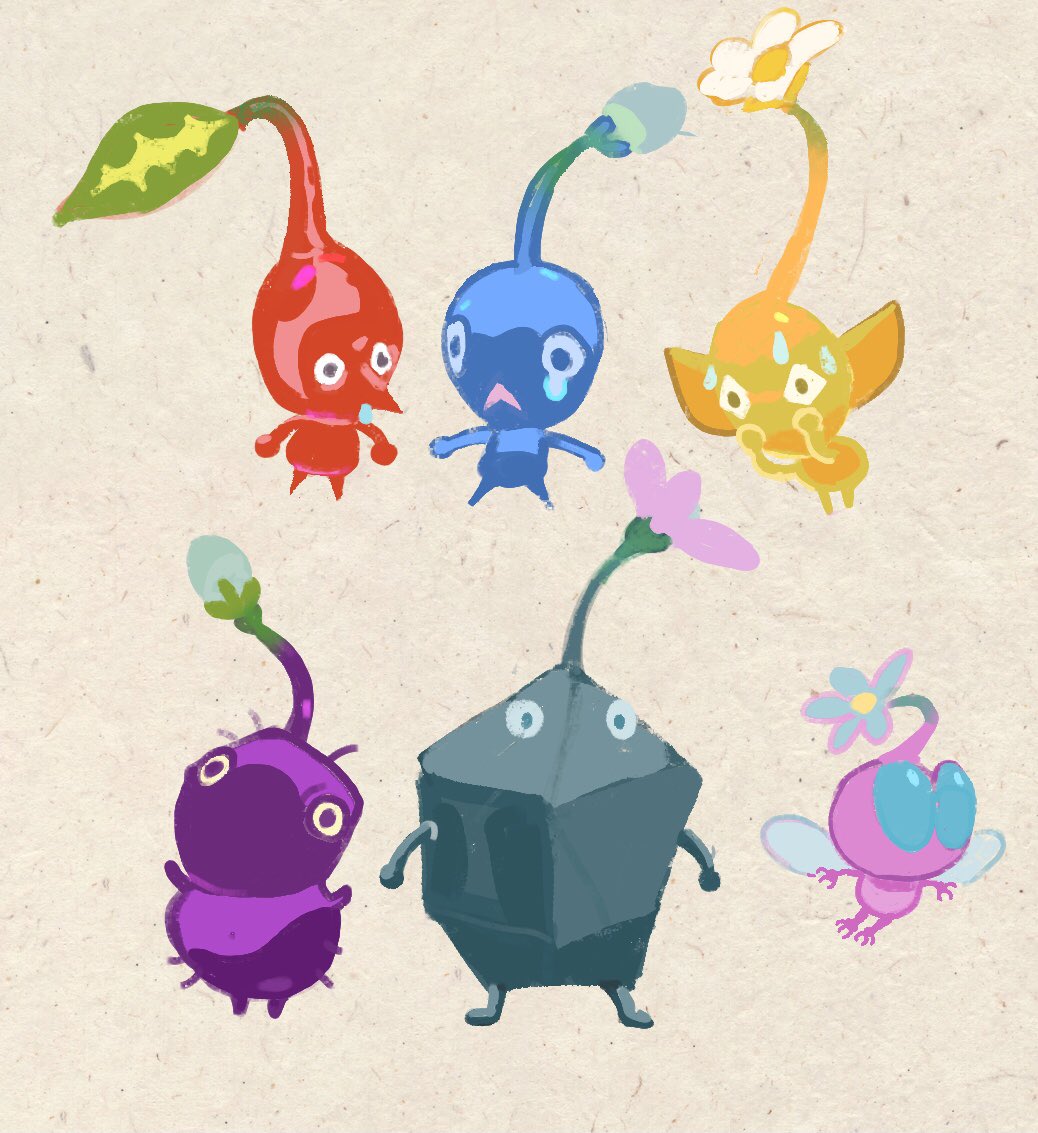 「Squad up  #pikmin」|Alan Cortesのイラスト