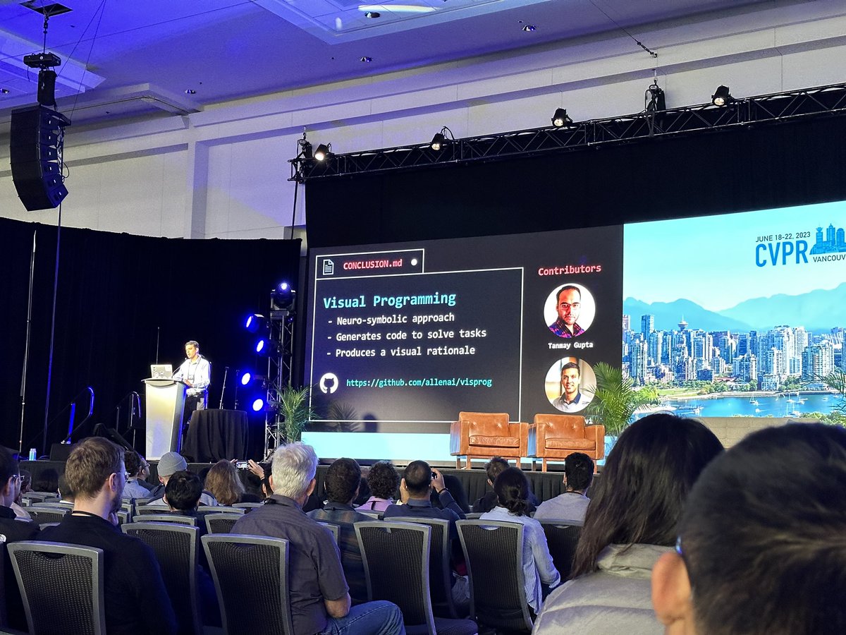 ducha_aiki's tweet image. VisProg 
#CVPR2023 Best Paper Award

github.com/allenai/visprog