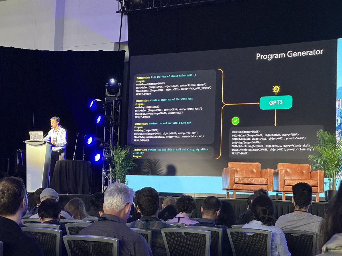 ducha_aiki's tweet image. VisProg 
#CVPR2023 Best Paper Award

github.com/allenai/visprog
