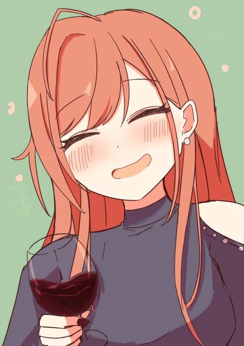 > 酔ってふにゃっとした笑顔で笑いかけてくれる夏葉をお願いします! #odaibako_IQ70000 
