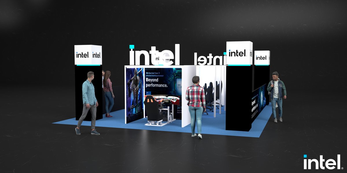 Thank you to everyone that tuned in and supported the stream!

Hope it gave you a little insight into my job and what I do as a 3D Visualiser! 

Heres the concept stand we made for @IntelUK  
#IntelPartner #IntelCore