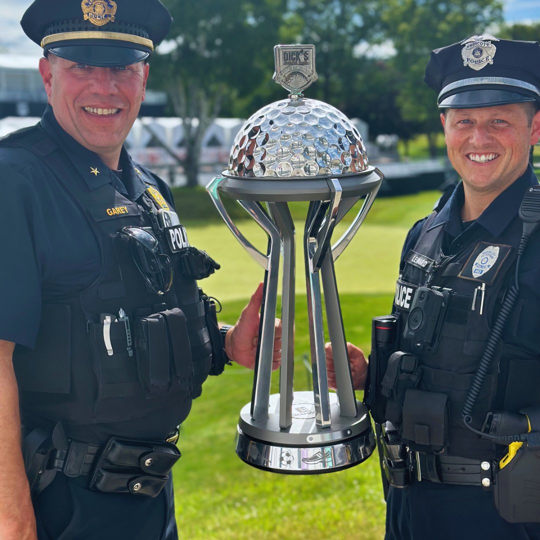 A big thank you to Endicott Police Department for all their support during Tournament Week and beyond! 🚔 

Stop #25 ✅ #WhereToNext #TrophyTour