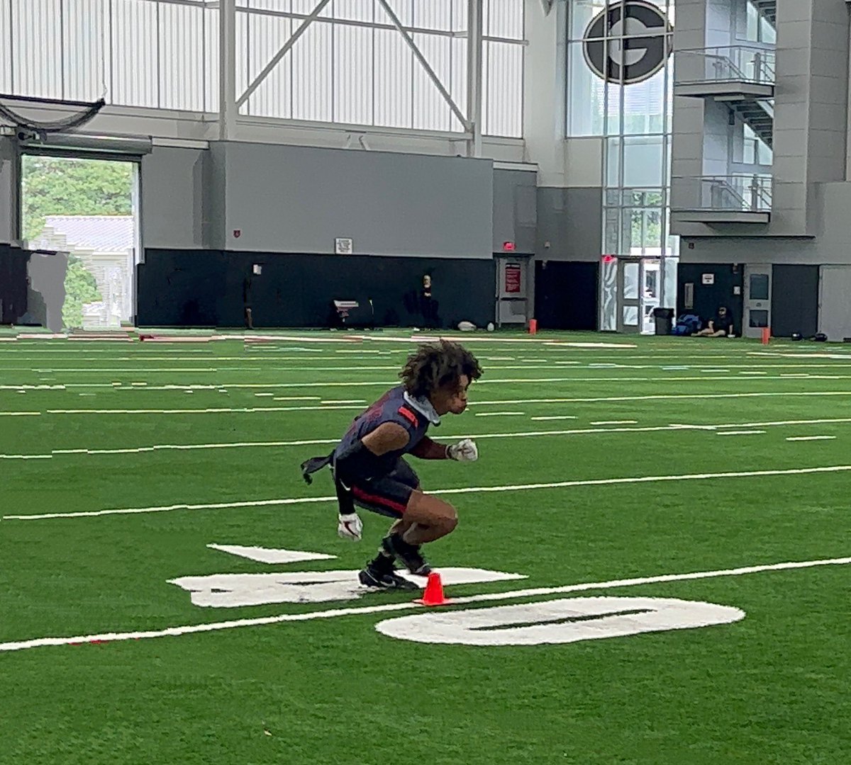 Dexter Carter on Twitter "UGA 7v7 IDEVINCARTER first action with his