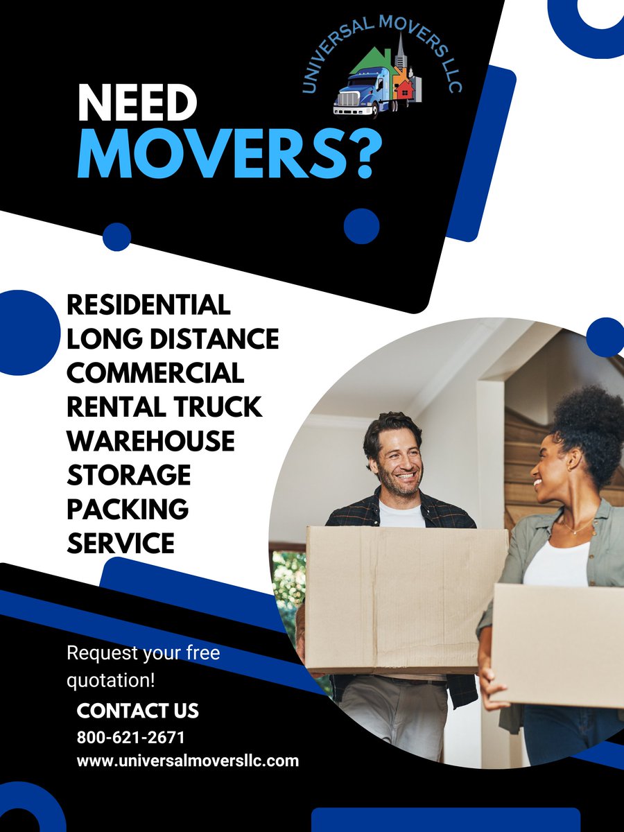 NEED MOVERS? YOU'RE IN THE RIGHT COMPANY THAT YOU CAN TRUST! 📷
WE ARE EXPERTS WITH MORE THAN A DECADE'S EXPERIENCE IN MOVING SERVICES.
Call Us: 800-621-2671
We have an office within California Area.
 #losangelescalifornia #sacramentoca #sanfranciscocalifornia