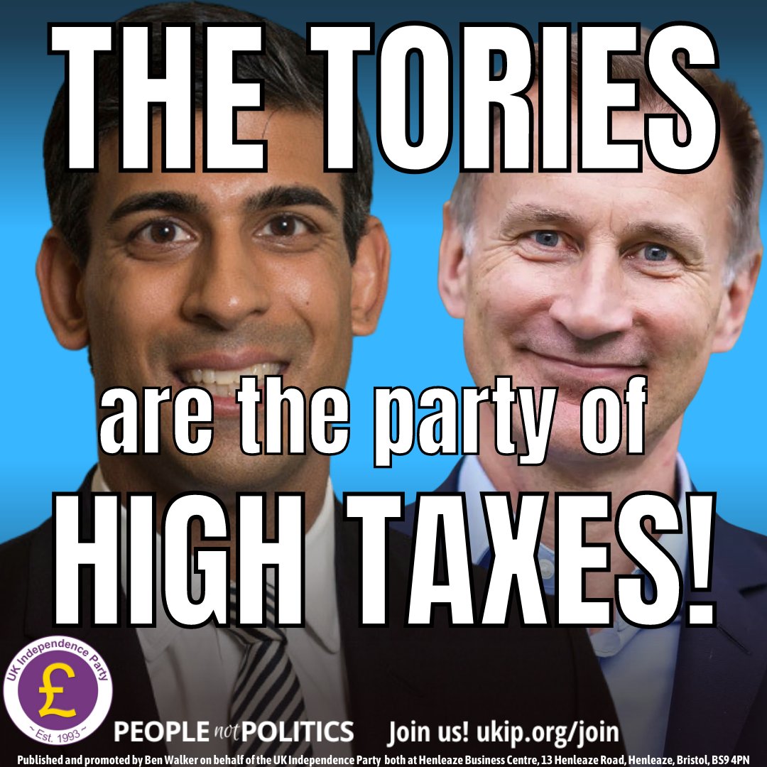 Another reminder why you must not even consider voting #Tory in the #UxbridgeByElection or #SomertonAndFrome by elections. 

#VoteUKIP - the low tax party!!