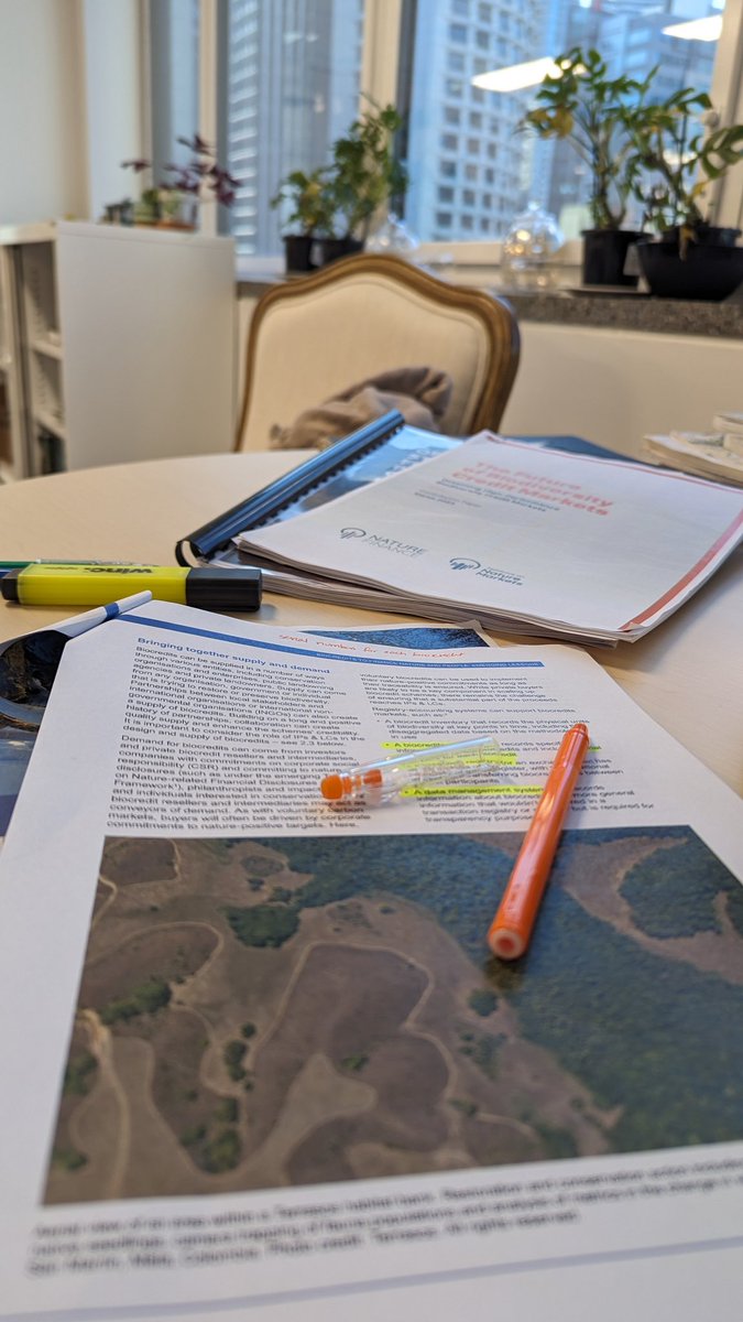 Settling into our reading nook <a href="/QldTFN/">Qld Trust for Nature</a> to catch up on some of the latest reports on the future of biodiversity markets.

#biodiversity #TNFD