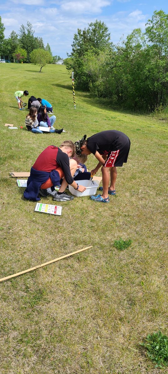 Grade 5 @ChristianFMPSD Wetland field program at Brett Drive pond. Thank you to @insideeducation for having us. @FMPSD