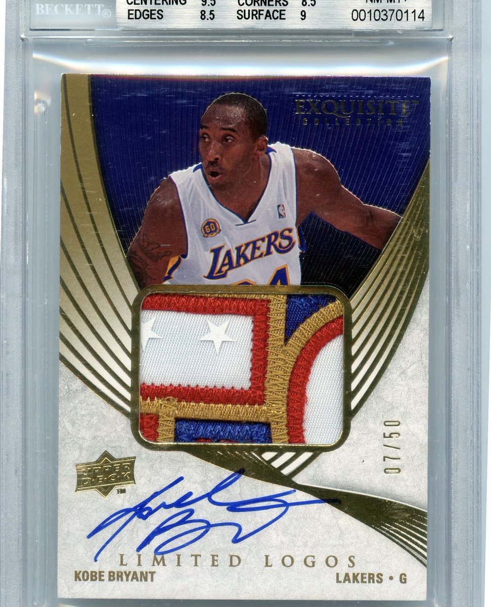 CardsBoulevard's tweet image. Incredible Kobe Patch Auto with the game-worn All Star jersey /50...