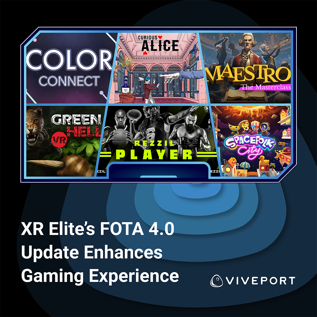 You might have seen @htcvive recently launched the FOTA 4.0 update for  #XRElite, bringing a bunch of new features and improvements for users. 

Check out the blog to see how FOTA 4.0 enhances your gaming experience on #VIVEPORT: 

tinyurl.com/ye26f27d