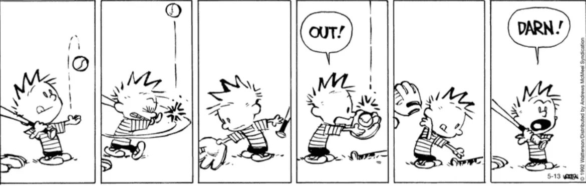 OUT! #CalvinandHobbes