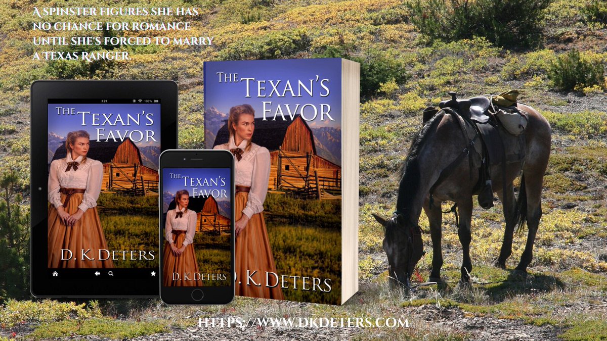 THE TEXAN'S FAVOR
“The plot was perfectly paced with action, intrigue, and romance…”⭐️⭐️⭐️⭐️⭐️
tinyurl.com/TTF-Amazon-US
tinyurl.com/TTF-Amazon-AU
tinyurl.com/TTF-Amazon-CA
tinyurl.com/TTF-Amazon-UK
#WRPbks #amreading #historicalromance #RomanceReader #Western #westernromance #BookBoost