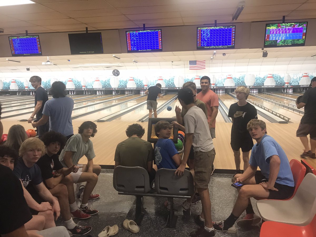 Bowling after Chance Marstellar camp.