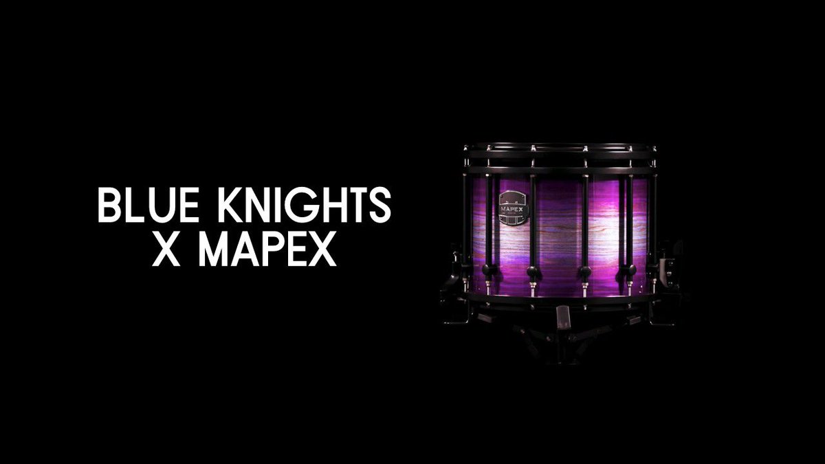We’re excited to unveil our new drums for #BK2023! Thank you to <a href="/MapexMarching/">Mapex Marching</a> &amp; <a href="/MapexDrumsUSA/">Mapex Drums</a> for bringing our show design to life through style and sound. 💜🎵

youtu.be/xgUUjPyG_8E