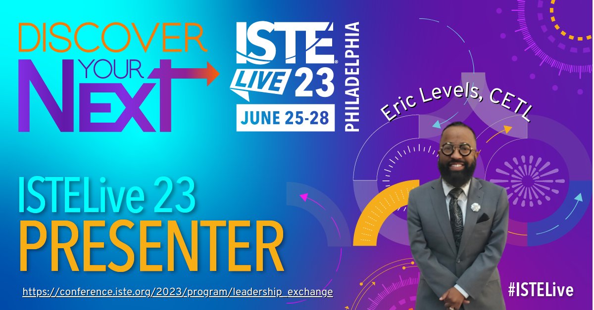 Honored to serve and share! Hope to see you there! #ISTELive