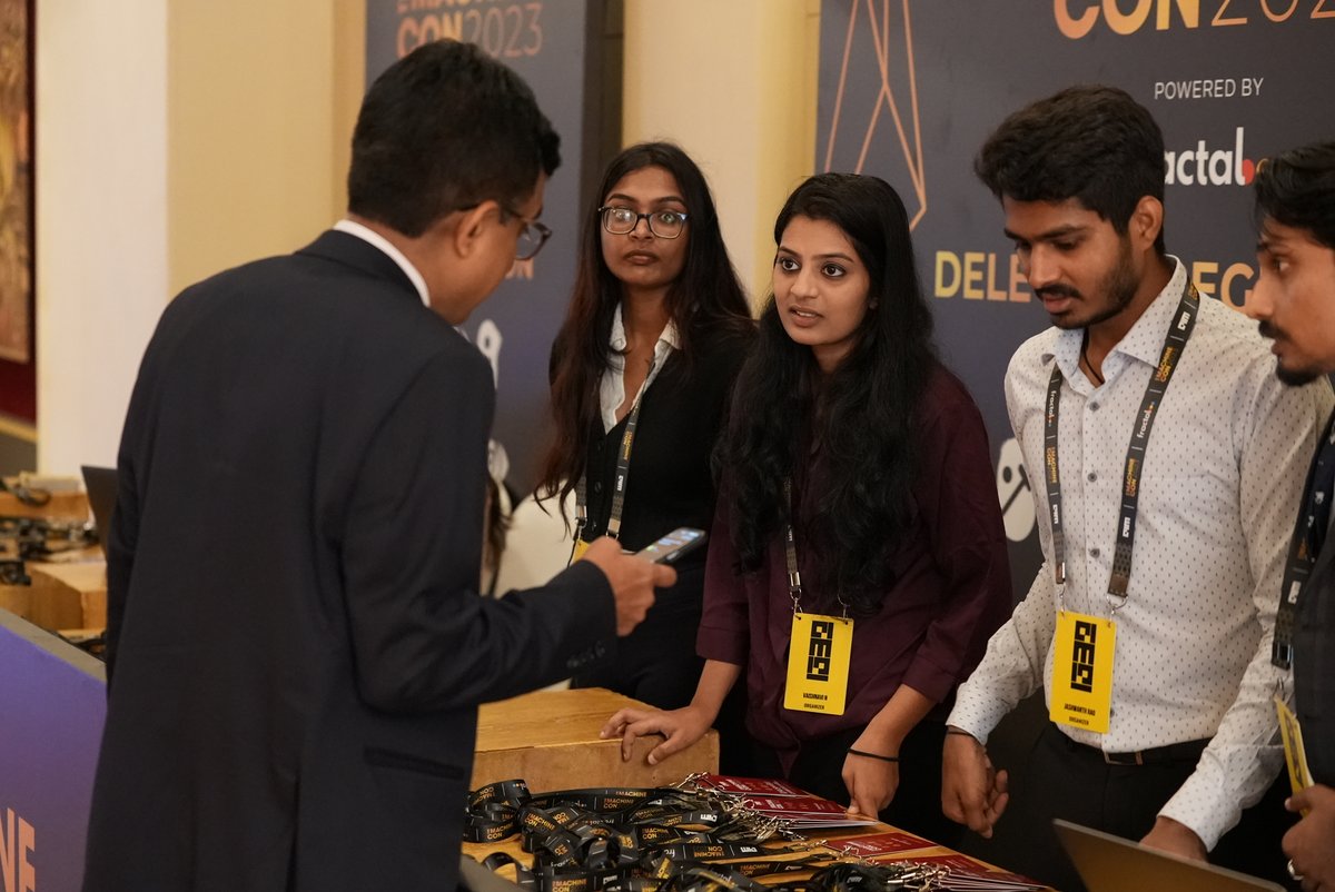 Analyticsindiam's tweet image. LIVE from the heart of cutting-edge tech! 
Stay tuned as we keep you on the edge of your seat with real-time updates, insights, and exclusive highlights from this mind-blowing event. Don&apos;t miss a beat; join the hype and be a part of today&apos;s future!🤩

#machinecon23