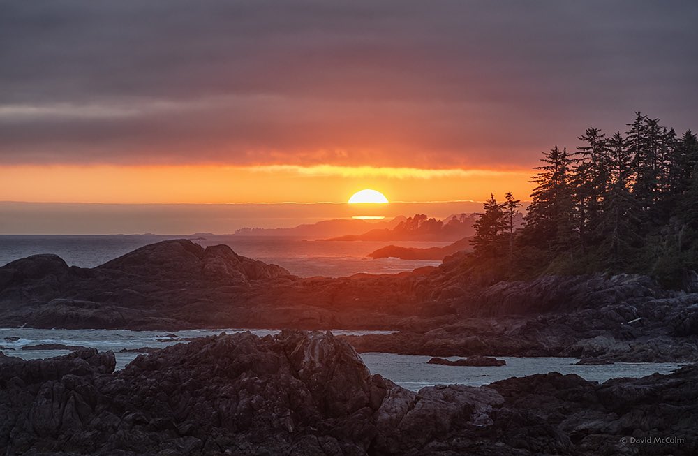 Summer solstice last light, last night #ucluelet #tofino #vancouverisland