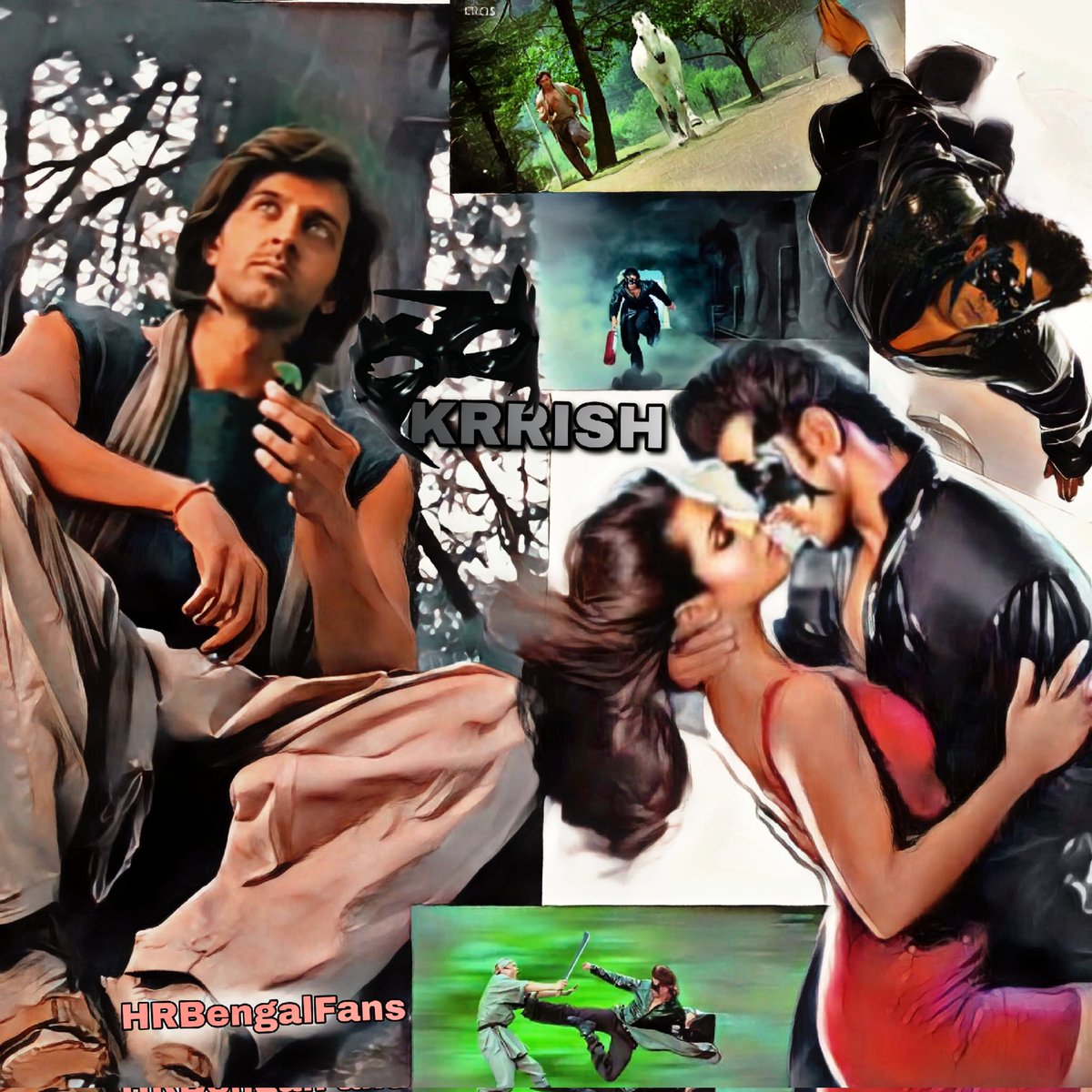 17 YEARS OF REVOLUTIONARY KRRISH 🔥

We will be forever thankful to @FilmKRAFTfilms for this successor of iconic kmg 

When bollywood was struggling 2 deliver 5cr opener it was krrish which shattered all records from first day to lifetime 

#17YearsofKrrish 
PC @chaitalimallic1