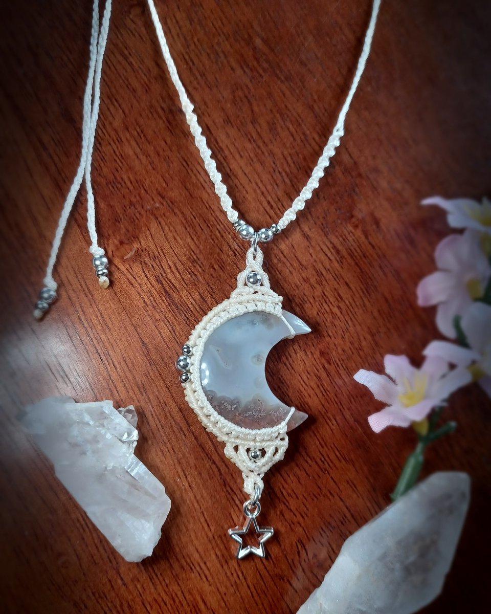 I'm a macrame jewelry maker and this is a recent necklace I made! [by punkyrae]
  
 #vintage #teamlove