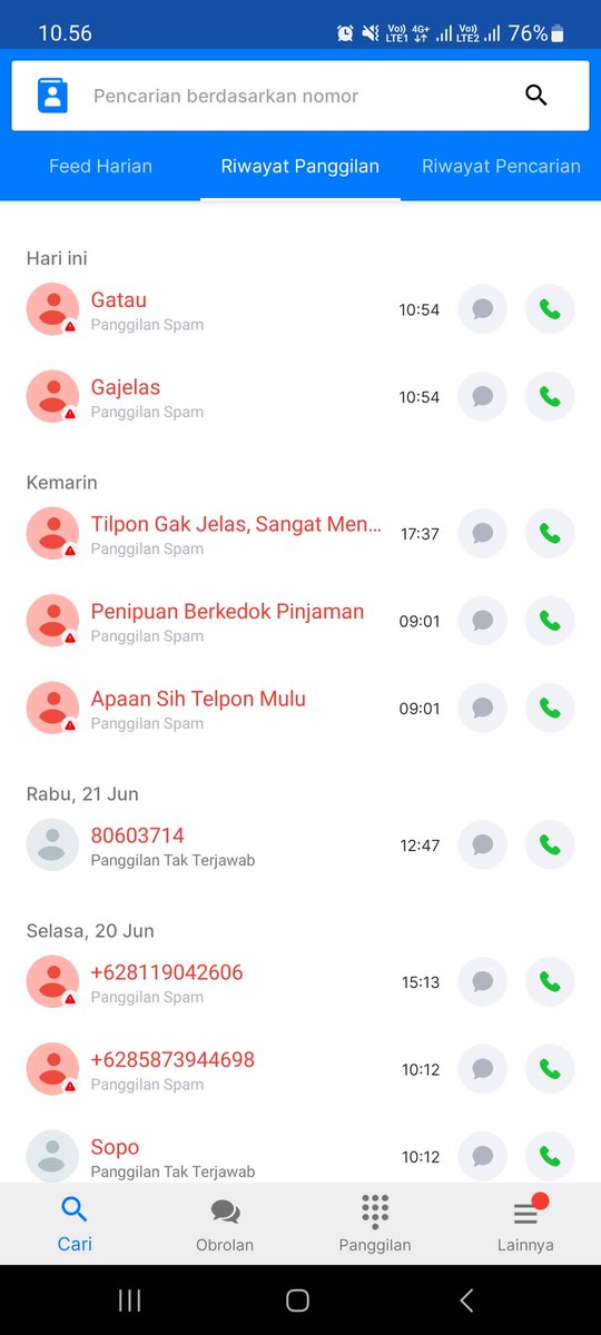 Junrsmlz's tweet photo. Alasan gak pernah angkat telpon ya karena sebel bgt tiap hari di telpon nomor gajelas, kan kalo ada telpon yg beneran penting jadi gak gue angkat, kzl. https://t.co/SVk58me0bx