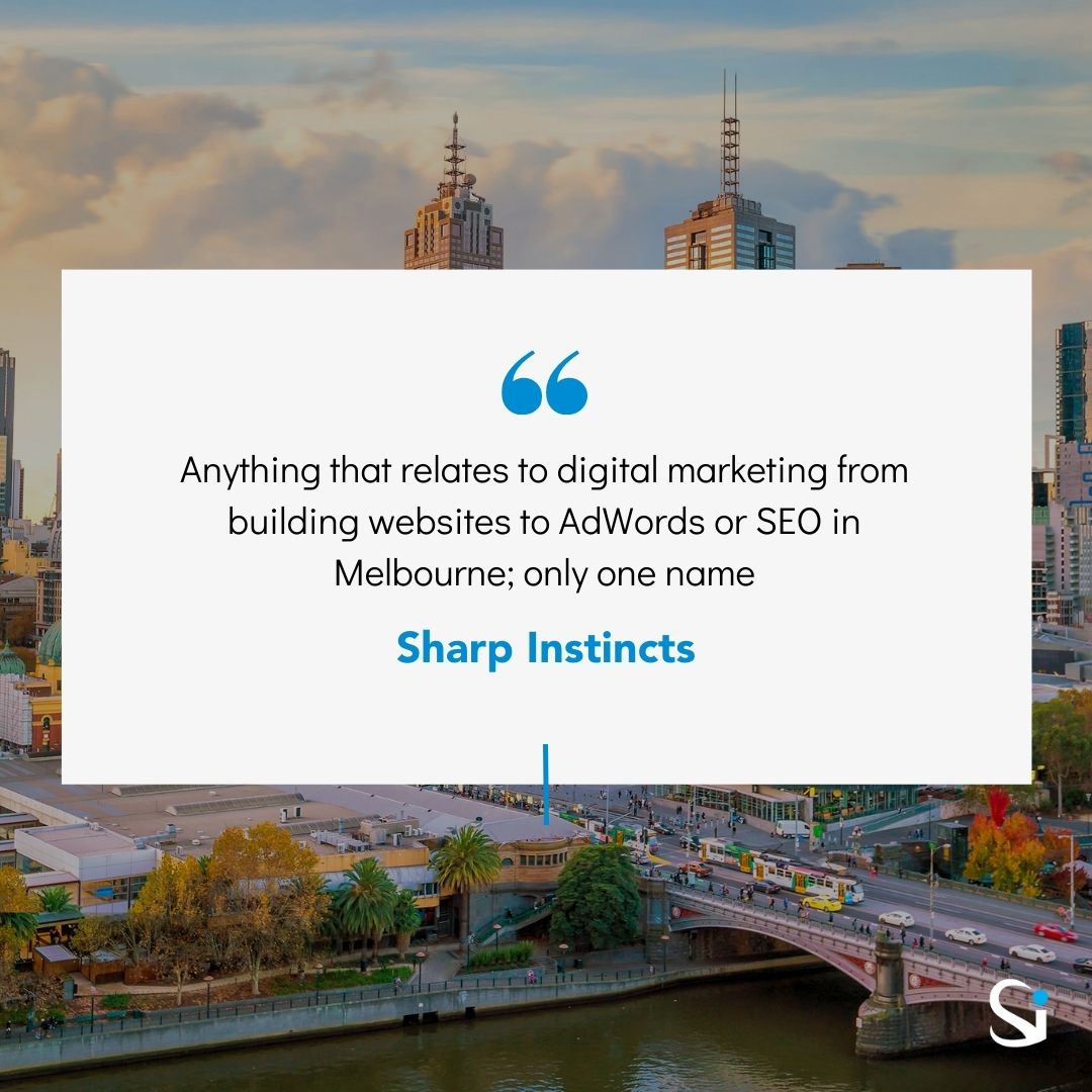 Sharp_Instincts's tweet image. From website and app building, to SEO, SEM, Brand Design and Social Media Marketing plus so much more!
.
Sharp Instincts is your complete end-to-end marketing solution. 
.
If you’re looking for a specialist team that can efficiently execute your digital marketing strategy and ...