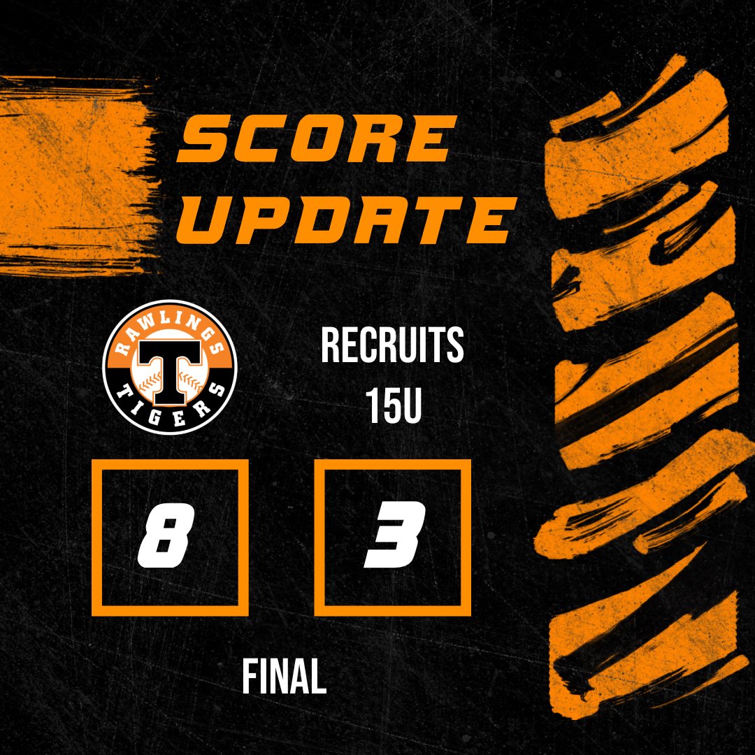 Tigers15uMach's tweet photo. Tigers score 6 in the last inning to get the win! Chuck Taylor gets the win in relief! https://t.co/UeIy5h4Oxw