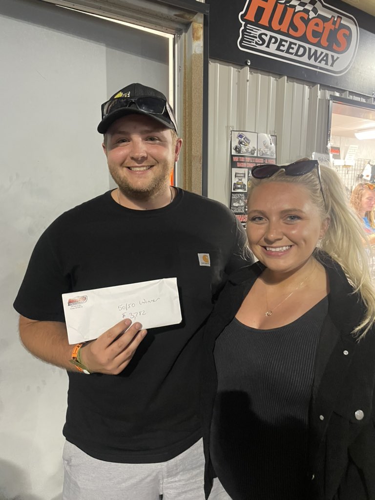 Jordan Adams (@jordana2014) on Twitter photo Little sad to not have a race car here but I won for the first time <a href="/HusetsSpeedway/">Huset's Speedway</a>! $3700 in 50/50! Little sad to not have a race car here but I won for the first time <a href="/HusetsSpeedway/">Huset's Speedway</a>! $3700 in 50/50!