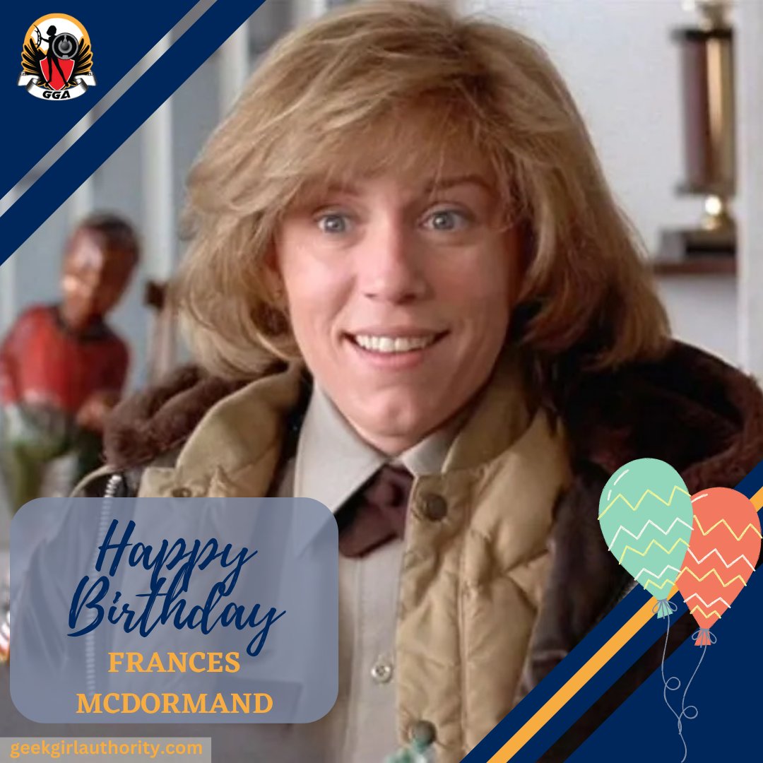 Happy Birthday, Frances McDormand! Which one of her roles is your favorite? 