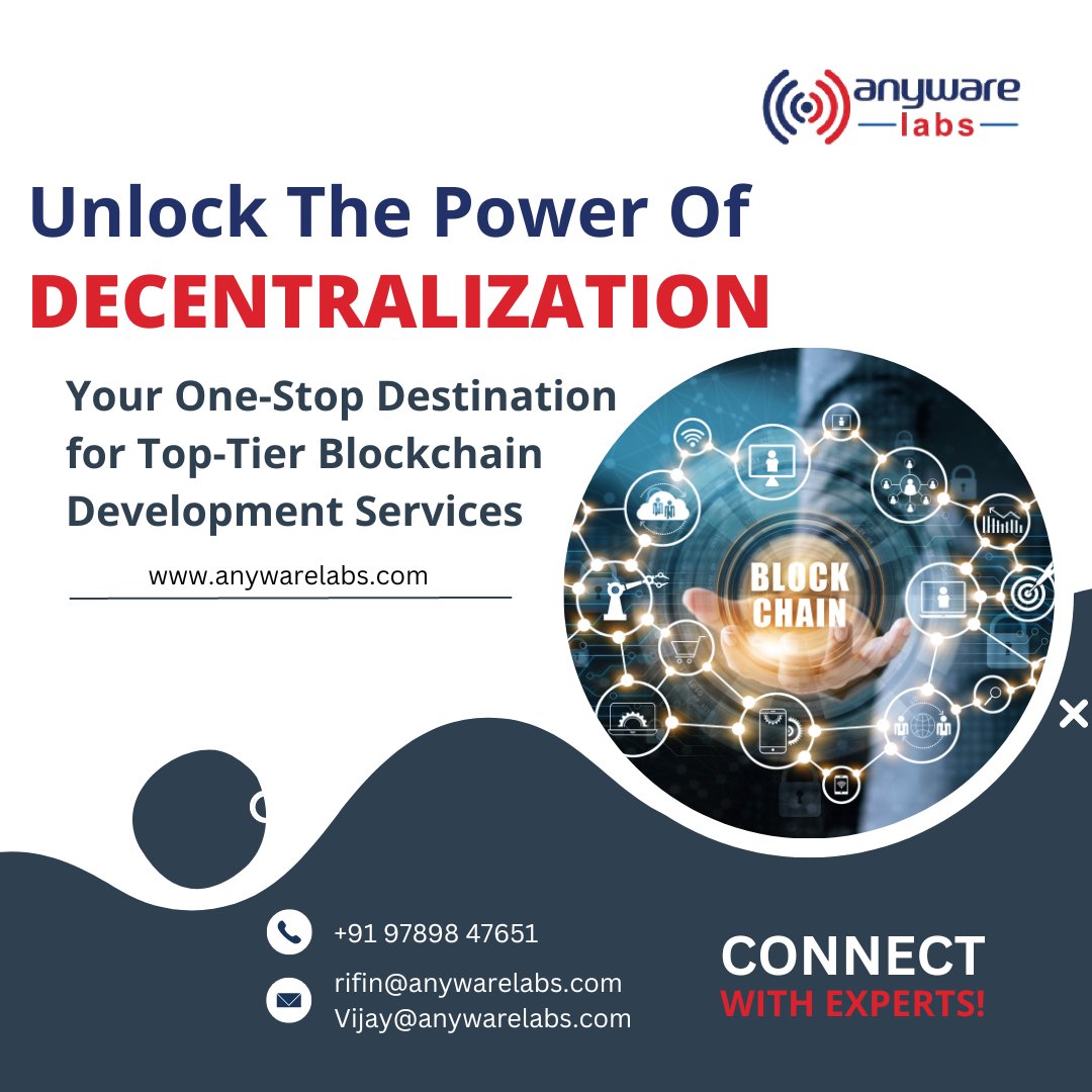 anywarelabsch's tweet image. ✅ Unlock The Power Of Decentralization

✅ Connect With Experts!

Visit: anywarelabs.com
📞 Call @ 09789847651
Mail to rifin@anywarelabs.com
vijay@anywarelabs.com   

#anywarelabs #computervision #iot #technology #digitaltransformation #smarthometechnology #tech #ai