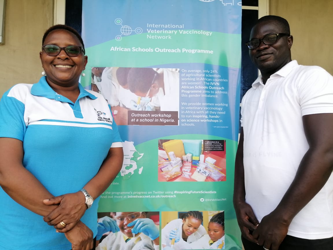 fagbenrosilas's tweet photo. Excited to have met and shared memorable moments with @estherkanduma, an enthusiastic #researcher and passionate #inspiringfuturescientist #WomenInSTEM during @IntVetVaccNet in Nigeria. I will sure miss all the facial expressions. https://t.co/JAhBvtU8J8