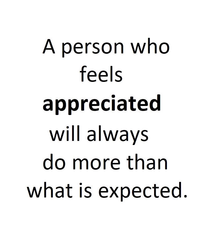 'A person who feels appreciated will always do more than what is expected.'
#Happiness #mentalhealth #mentalhealthmatters #mentalhealthawareness #success  #GlobalGoals #MentalHealthDay #development  #learning #leadership #selfcare #empowerment  #Simplicity #foryou #foryoupage