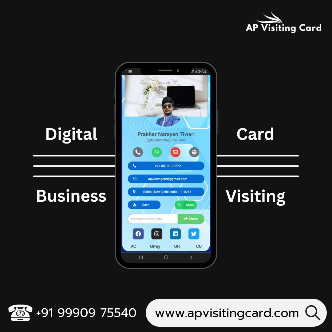 #APVisitingCard Provides You The New Way To Present Yourself Professionally. #visitingcard #visitingcarddesign #visitingangels #onlinecards #onlineadvertising #digitalmarketingcompany .