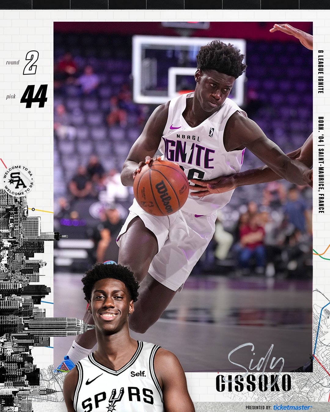 San antonio hotsell spurs 44