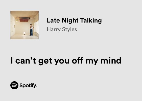 Harry Styles – Late Night Talking Lyrics