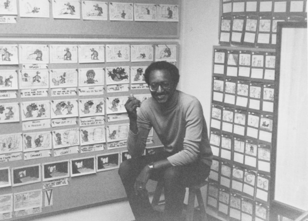 cartoonbrew's tweet photo. Happy 88th birthday to @floydnorman, pioneering Black artist who worked on Disney films like Sleeping Beauty & The Jungle Book. Later, a co-founder of one of the first Black-owned animation studios, Vignette. Plus: Mulan, Hunchback, Monsters Inc, Smurfs, Garfield & many more.