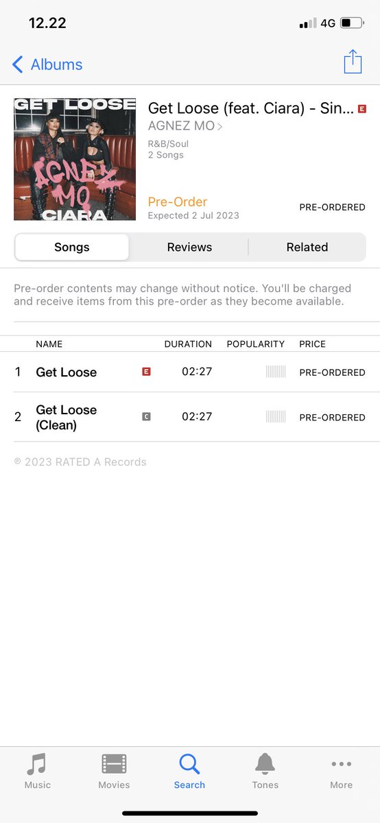 Pre order done Queen @agnezmo