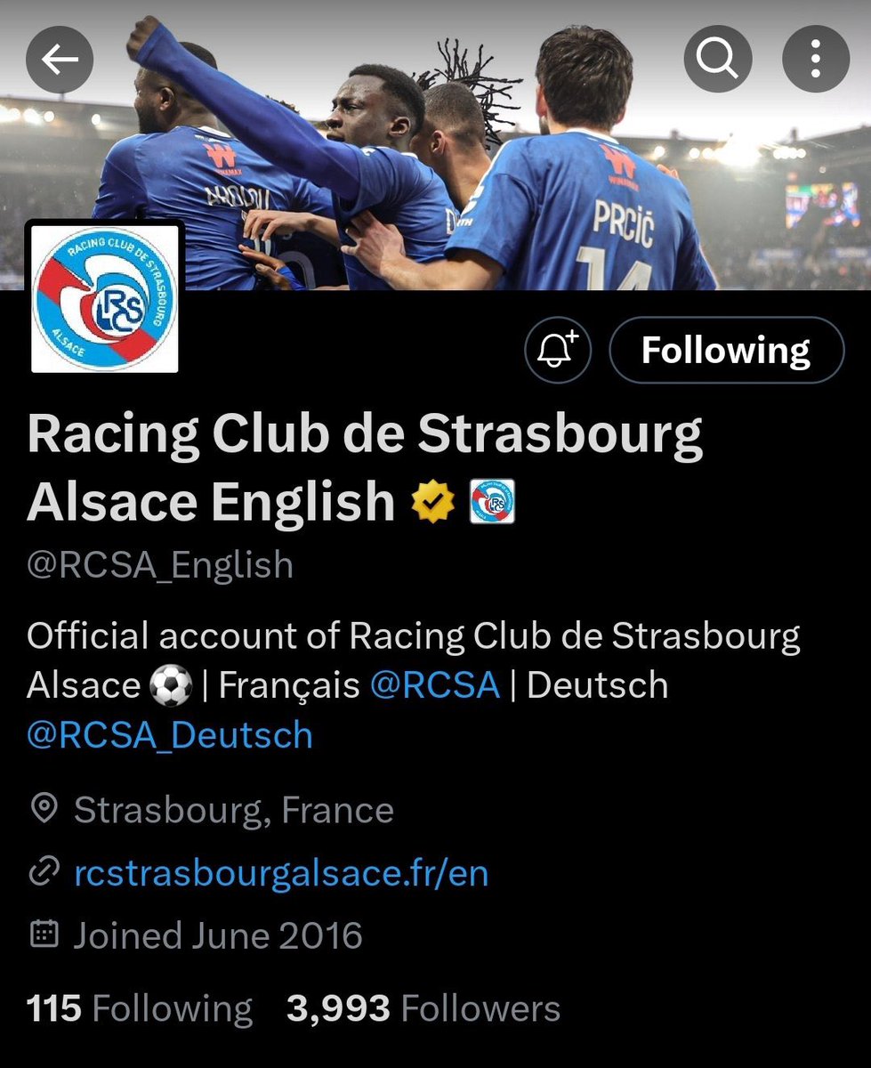 Racing Club de Strasbourg Alsace (@RCSA) / X