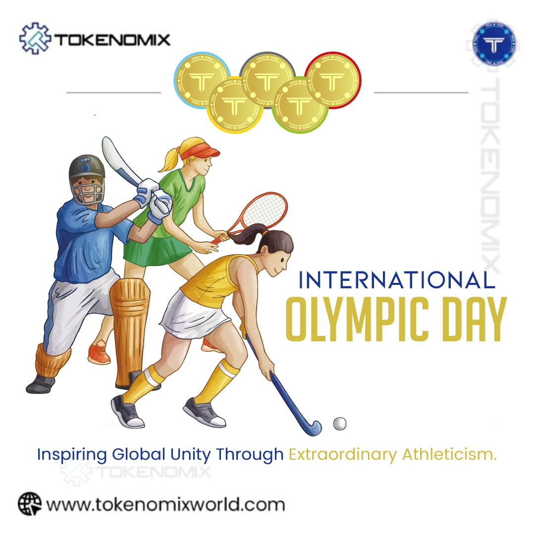 Tokenomix_'s tweet photo. On International Olympic Day, let's ignite the spirit of champions and explore the incredible potential of TMIX.

Follow us on

For more visit us- https://t.co/CCjCkzWGqF

Instagram - https://t.co/xOBkLkyAu1

#InternationalOlympicDay #TMIXToken #CryptoChampions #FinancialSuccess https://t.co/Q2uirgqI1o