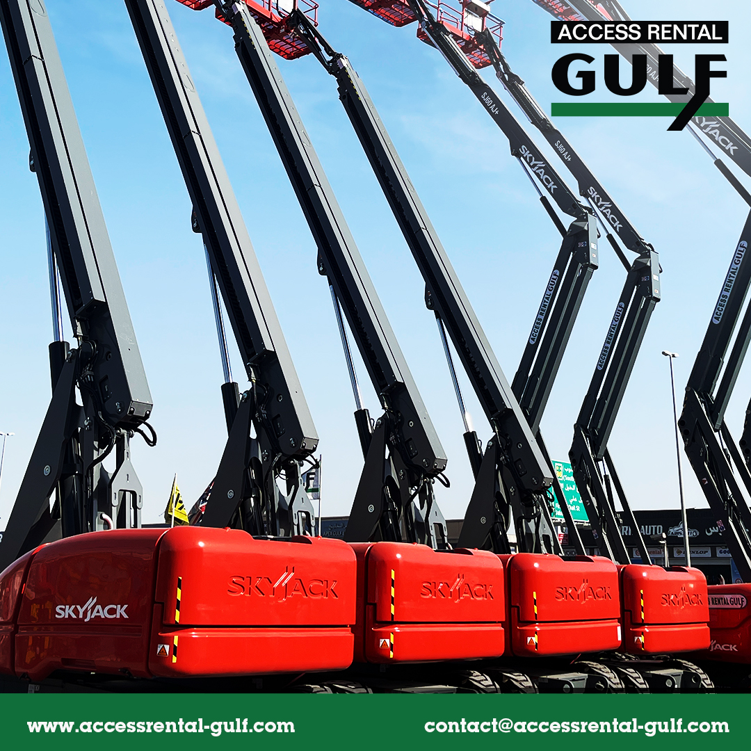 ARG005's tweet photo. 📣 Exciting News! Our new Skyjack Articulating and Telescopic diesel booms have arrived in Dubai! 

Our expert team is ready to guide you in selecting the ideal Skyjack Machine to elevate your work to new levels. Flexible rentals and competitive rates available. https://t.co/jmCxUZpvWT