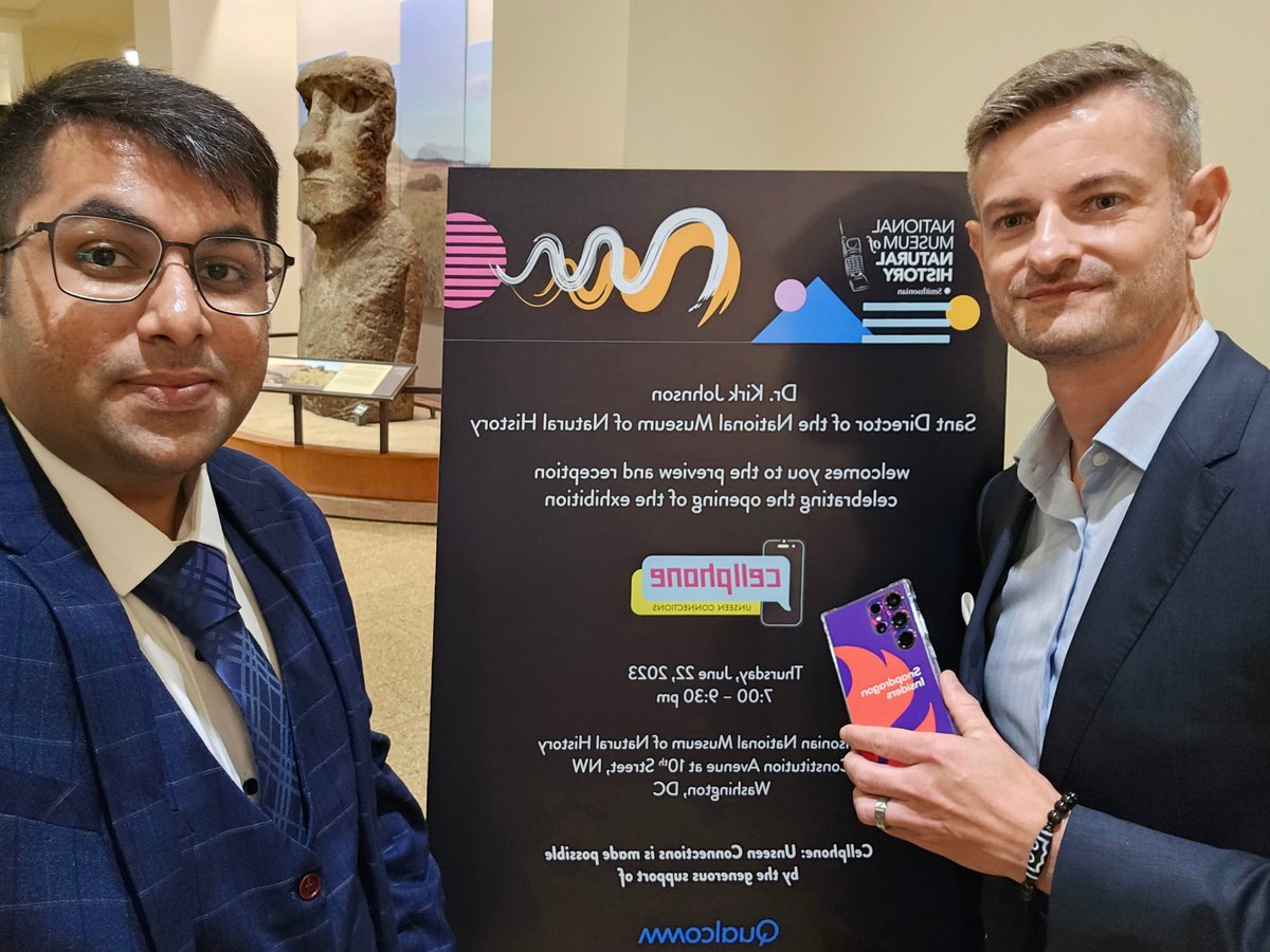 @NMNH to experience The Cellphone: #UnseenConnections , lead sponsored by @Qualcomm 

#ShotOnSnapdragon @Snapdragon
#Snapdragon #SnapdragonInsiders