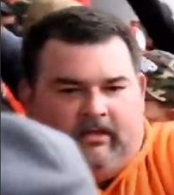 FBIWFO's tweet photo. #FBIWFO released a new photo of this man who allegedly assaulted law enforcement personnel at the U.S. Capitol on January 6, 2021. Do you recognize him? Call 1-800-225-5324 or visit https://t.co/t8G7LO4hxu to submit a tip. Refer to photo 394 in your tip. https://t.co/uyoTxOihTm