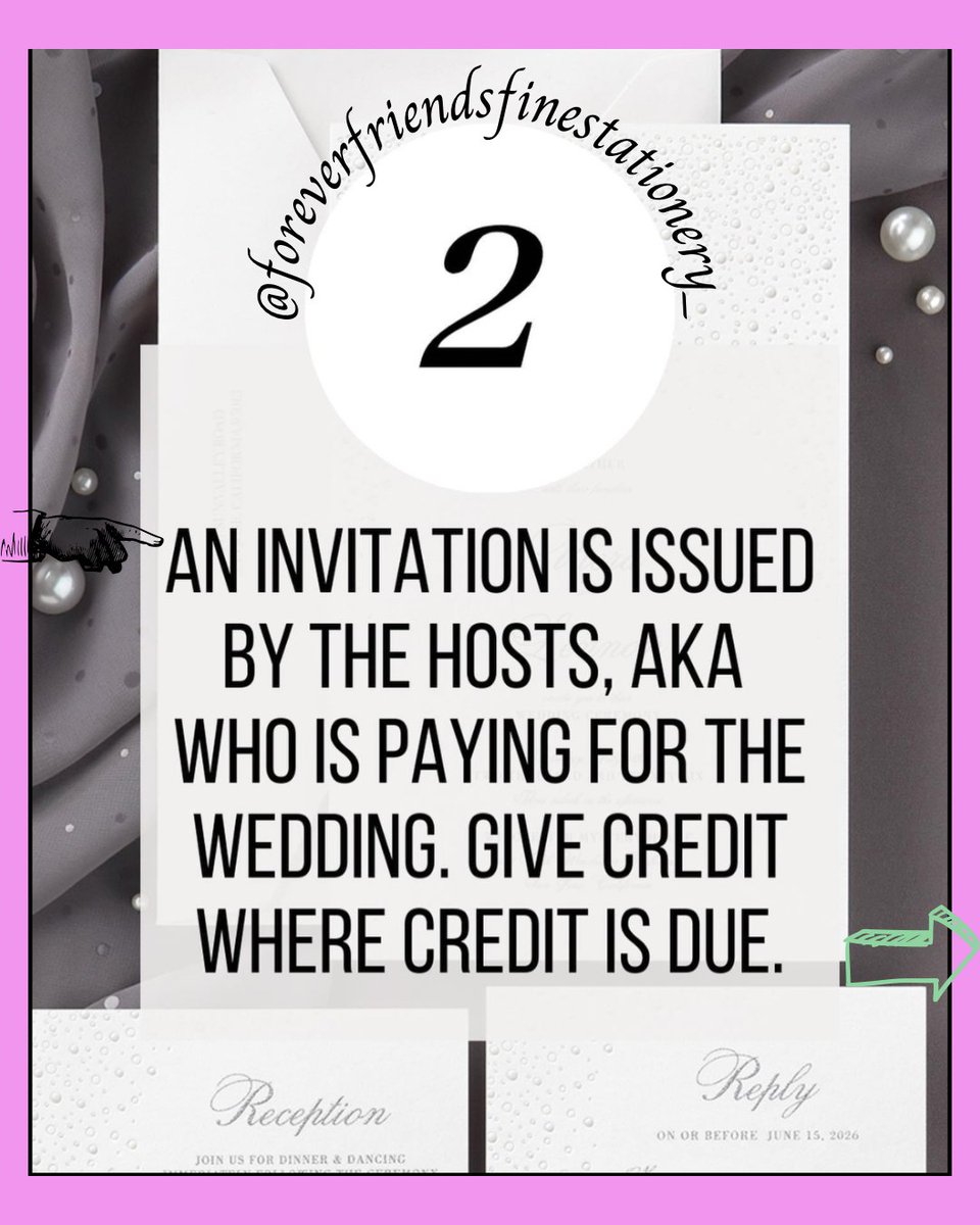 ForeverFriends_'s tweet photo. 5 Wedding Invitation Etiquette Tips! 
.
We've said it before &amp; we will say it again, your invitation will set the tone for your wedding day, be sure it's just right!

#awardwinning, #justaskme, #ido, #engaged, #gettingmarried,#weddingstationery https://t.co/hhuKhdOr2N