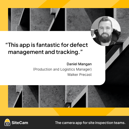 SiteCam_App's tweet image. Showing on a plan where a defect is improves productivity. Especially when you&apos;re taking photos of concrete like Daniel and they all look the same!

Stay tuned, more defect/snag management specific features are coming in the near future!

#construction #defectmanagement #snag