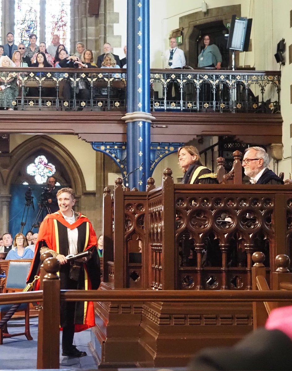 f_welter's tweet photo. Such a great honour to receive an honorary degree from @UofGlasgow and to join their community. Thank you! @UofGSocSci @UniSiegen @IfM_Bonn_en #Mittelstand #ENT_research #adamsmith300 https://t.co/BwtrE1JCRl