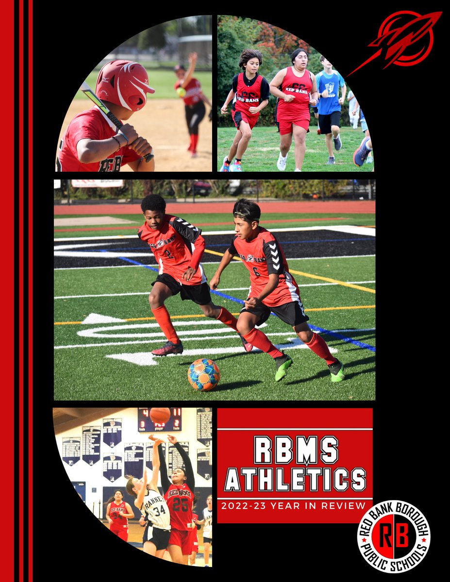 CherylCuddihy's tweet photo. Hot off the press! Check out the @rbmsROCKETS Athletics Year in Review 22-23! Thank you to all of our student-athletes and dedicated coaches. We look forward to future accomplishments, teamwork, and #RBWell attitude in #RBBisBIA! @nathanson_isaac https://t.co/jAOEQPDMNL https://t.co/LkI30WuleE