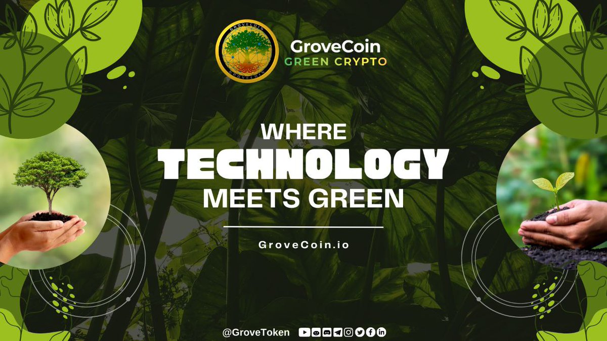 iamSaritaB's tweet photo. Haven't You Heard And Or Read #GroveCoin making Waves around the ๐๐ #GroveFirst #GroveStrong
๐ณYOU'RE EARLY Y Not Tell A Friend๐ณ
๐Where Technology Meets Green๐
#BuildWithGrove
#ListOnGroveX
https://t.co/V1lY1FXWu4
https://t.co/jWQ3lICccY https://t.co/dLgXsAaB9v