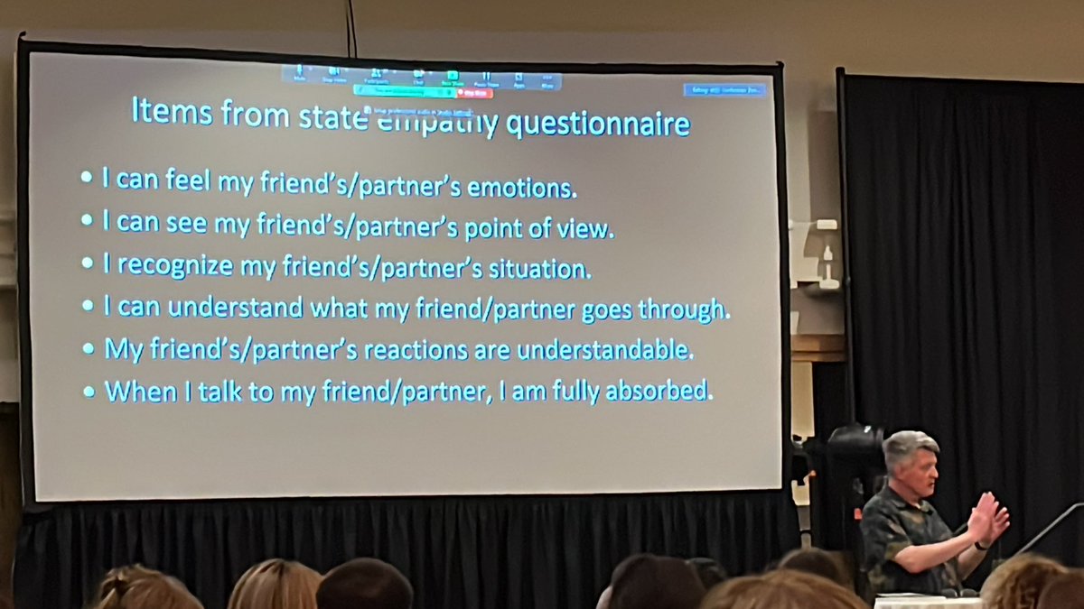 Mr_Laughter's tweet photo. @FreudMuseum @DreamScholars Dream sharing correlated with trait empathy, and increases state #empathy for the discusser towards the dreamer - due to applying the fiction (simulation of social worlds) to their waking life https://t.co/RYEBfAgfqu