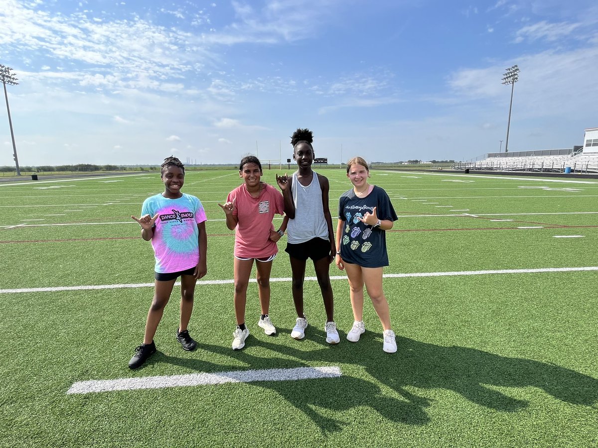 Photo 1 kids made everyday week 3! The other photo those 4 kids have rocked all 12 SAC workouts thus far this summer! Great job Girls! 
#WeAreGR
@GRHSgirlxctrack @GRHS_Longhorns @pinkpatterson