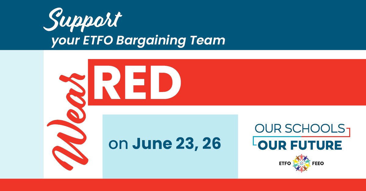 Digging out the Red T again. I support my collective bargaining team as they help us navigate some rough waters. Thanks @ETFONiagara @BBarker77 @ETFOcb