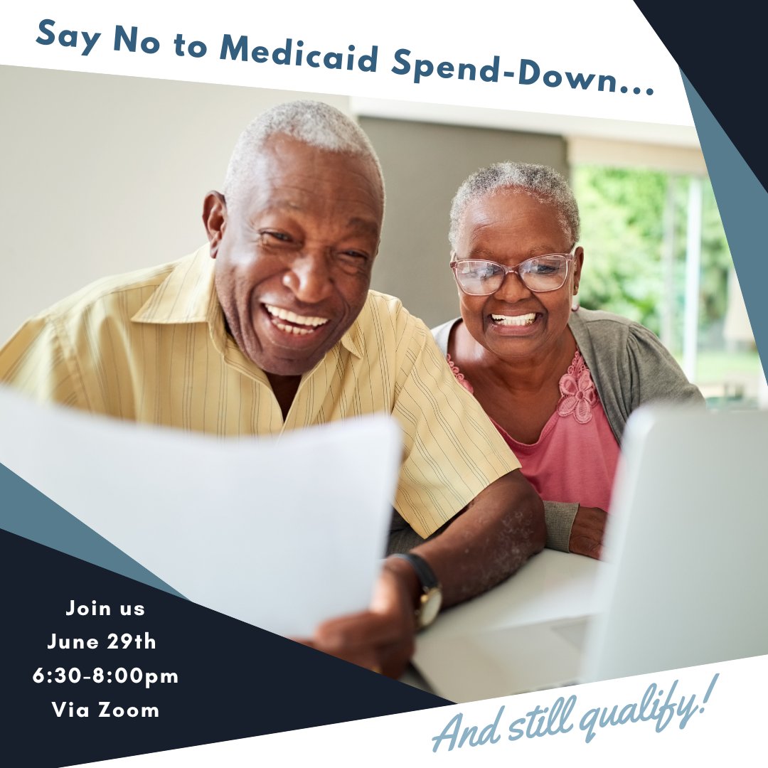 Join us for this FREE webinar and learn how you can say no to Medicaid spend-down! Thursday, June 29th at 6:30pm visit ElderLawGuidance.com/nospenddown/ . . . #richmondlawyer #elderlawyerrichmond #elderlawyerky #elderlawyermadison #elderlawguidance #lawyer #elderlawlegaladvice #elderlaw